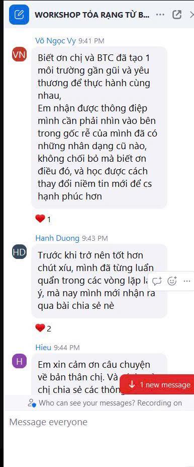 Cảm nhận của Minh Thư